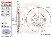 09.D064.21 Brzdový kotouč COATED DISC LINE BREMBO