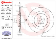 09.D070.23 Brzdový kotouč HIGH PERFORMANCE SPORT KIT LINE BREMBO