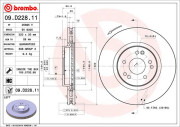 09.D228.11 Brzdový kotouč COATED DISC LINE BREMBO