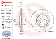 KT 08 014 Souprava brzd, koutocova brzda TWO-PIECE DISCS LINE BREMBO