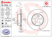 09.D525.13 Brzdový kotouč SPORT PADS HP2000 BREMBO