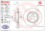 09.D526.13 Brzdový kotouč CO-CAST DISCS LINE BREMBO