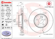 09.D528.13 Brzdový kotouč SPORT PADS HP2000 BREMBO