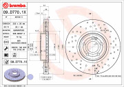 09.D770.1X Brzdový kotouč BEARING DISC LINE BREMBO