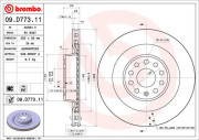 09.D773.11 Brzdový kotouč COATED DISC LINE BREMBO