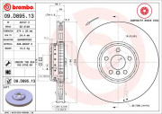 09.D895.13 Brzdový kotouč TWO-PIECE DISCS LINE BREMBO