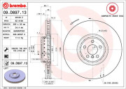 09.D897.13 Brzdový kotouč TWO-PIECE DISCS LINE BREMBO