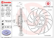 09.D897.23 Brzdový kotouč TWO-PIECE DISCS LINE BREMBO