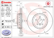 09.D905.13 BREMBO brzdový kotúč 09.D905.13 BREMBO