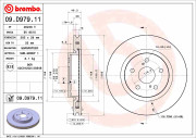 09.D979.11 BREMBO brzdový kotúč 09.D979.11 BREMBO