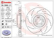 09.D982.21 BREMBO brzdový kotúč 09.D982.21 BREMBO