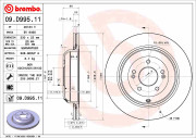 09.D995.11 BREMBO brzdový kotúč 09.D995.11 BREMBO