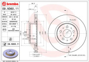 09.N360.11 BREMBO brzdový kotúč 09.N360.11 BREMBO