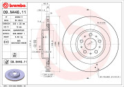 09.N446.11 Brzdový kotouč COATED DISC LINE BREMBO