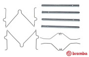 A 02 263 Sada příslušenství, obložení kotoučové brzdy PRIME LINE BREMBO