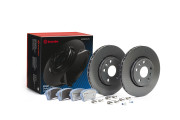 KT 08 033 Souprava brzd, koutocova brzda TWO-PIECE DISCS LINE BREMBO