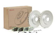 KT 10 030 Souprava brzd, kotoučová brzda BREMBO XTRA LINE, DIRECTIONAL BRAKE PADS BREMBO