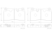 P02002N Sada brzdových destiček, kotoučová brzda PRIME LINE - Ceramic BREMBO