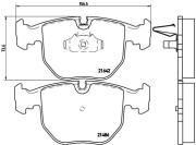 P 06 021 Sada brzdových destiček, kotoučová brzda PRIME LINE BREMBO