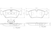 P06035N Sada brzdových destiček, kotoučová brzda PRIME LINE - Ceramic BREMBO