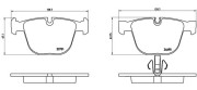 P 06 053 Sada brzdových destiček, kotoučová brzda PRIME LINE BREMBO