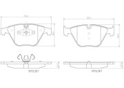 P06055N Sada brzdových destiček, kotoučová brzda PRIME LINE - Ceramic BREMBO