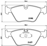 P 06 065 Sada brzdových destiček, kotoučová brzda PRIME LINE BREMBO