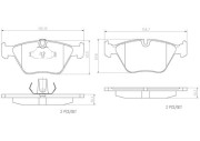 P06065N Sada brzdových destiček, kotoučová brzda PRIME LINE - Ceramic BREMBO