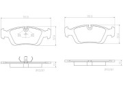 P06089N Sada brzdových destiček, kotoučová brzda PRIME LINE - Ceramic BREMBO