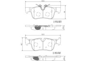 P06094N Sada brzdových destiček, kotoučová brzda PRIME LINE - Ceramic BREMBO