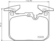 P 06 098 Sada brzdových destiček, kotoučová brzda PRIME LINE BREMBO