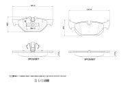 P06105N Sada brzdových destiček, kotoučová brzda PRIME LINE - Ceramic BREMBO