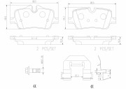 P06113N Sada brzdových destiček, kotoučová brzda PRIME LINE - Ceramic BREMBO