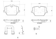 P06116N Sada brzdových destiček, kotoučová brzda PRIME LINE - Ceramic BREMBO