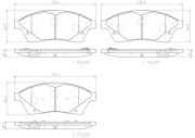 P09010N Sada brzdových destiček, kotoučová brzda PRIME LINE - Ceramic BREMBO