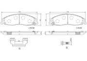 P09011N Sada brzdových destiček, kotoučová brzda PRIME LINE - Ceramic BREMBO