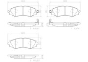 P10006N Sada brzdových destiček, kotoučová brzda PRIME LINE - Ceramic BREMBO