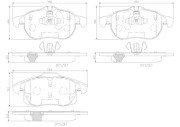 P10011N Sada brzdových destiček, kotoučová brzda PRIME LINE - Ceramic BREMBO