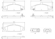 P10023N Sada brzdových destiček, kotoučová brzda PRIME LINE - Ceramic BREMBO