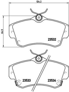 P 11 012 Sada brzdových destiček, kotoučová brzda PRIME LINE BREMBO