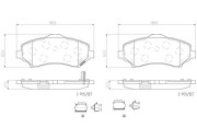 P11022N Sada brzdových destiček, kotoučová brzda PRIME LINE - Ceramic BREMBO