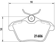 P 23 067 Sada brzdových destiček, kotoučová brzda PRIME LINE BREMBO