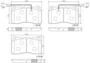 P23078N Sada brzdových destiček, kotoučová brzda PRIME LINE - Ceramic BREMBO