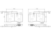 P23082N Sada brzdových destiček, kotoučová brzda PRIME LINE - Ceramic BREMBO