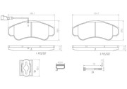 P23092N Sada brzdových destiček, kotoučová brzda PRIME LINE - Ceramic BREMBO