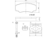 P23093N Sada brzdových destiček, kotoučová brzda PRIME LINE - Ceramic BREMBO