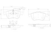 P23103N Sada brzdových destiček, kotoučová brzda PRIME LINE - Ceramic BREMBO