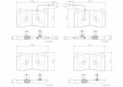 P23134N Sada brzdových destiček, kotoučová brzda PRIME LINE - Ceramic BREMBO