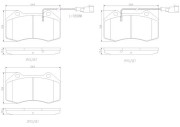 P23139N Sada brzdových destiček, kotoučová brzda PRIME LINE - Ceramic BREMBO