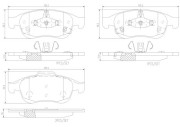 P23165N Sada brzdových destiček, kotoučová brzda PRIME LINE - Ceramic BREMBO